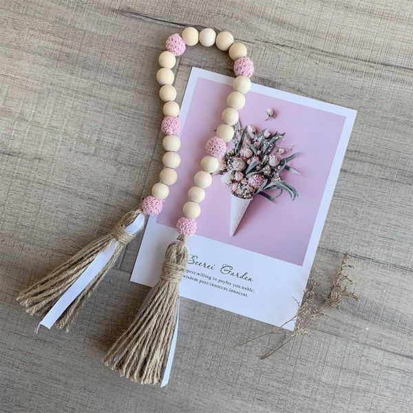 decorative objects & figurines wood beads garland farmhouse rustic country tassel pendent ornament kids room wall hanging boho home decorati
decorative objects & figurines wood beads garland farmhouse rustic country tassel pendent ornament kids room wall hanging boho home decorati
