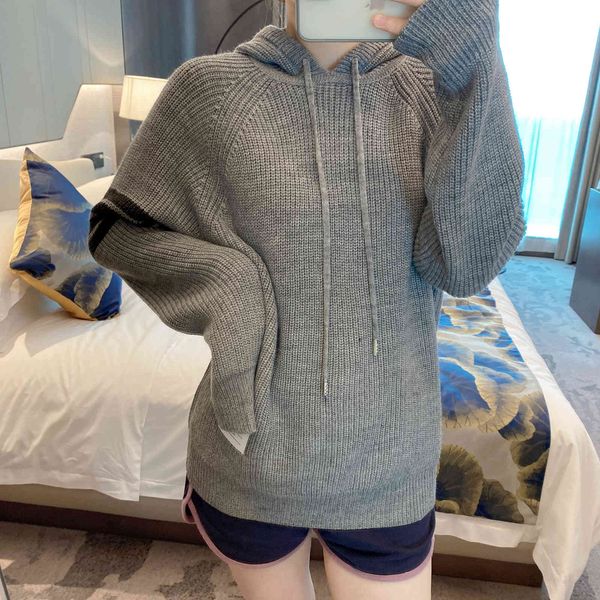 wool knitted sweater tb four bars 2021 autumn and winter women's casual hooded versatile pullover sweater outer coat, White
wool knitted sweater tb four bars 2021 autumn and winter women's casual hooded versatile pullover sweater outer coat, White