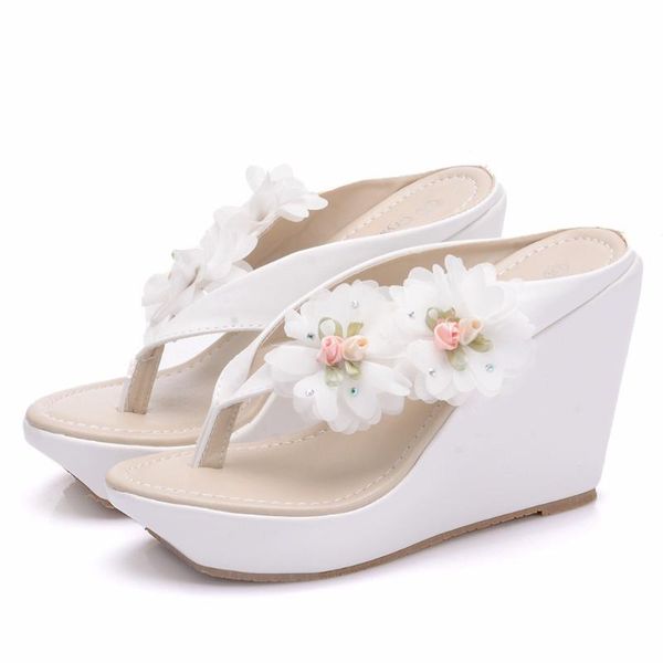 slippers platform ladies wedge high heels women summer shoes beach sandals female slides with flower, Black
slippers platform ladies wedge high heels women summer shoes beach sandals female slides with flower, Black