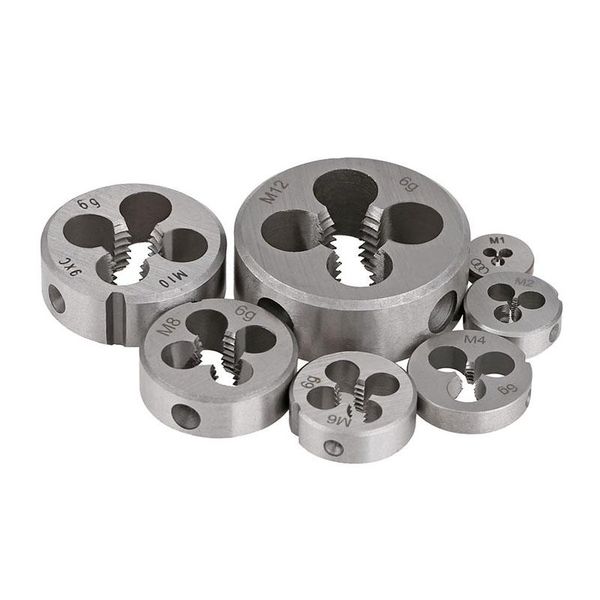 1pcs round fine thread metric die m3 m4 m5 m6 to m20 alloy steel taps circular hand tools
1pcs round fine thread metric die m3 m4 m5 m6 to m20 alloy steel taps circular hand tools