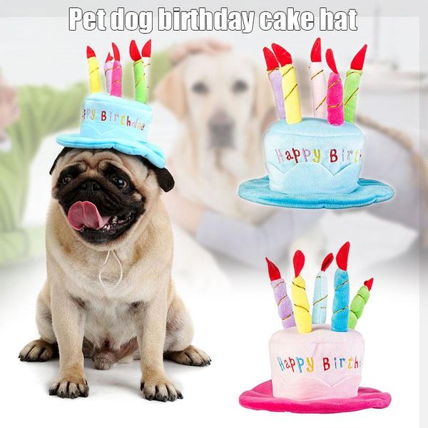 dog apparel cute cat birthday cake hat pet cap with 5 color candles design party accessory sci88
dog apparel cute cat birthday cake hat pet cap with 5 color candles design party accessory sci88