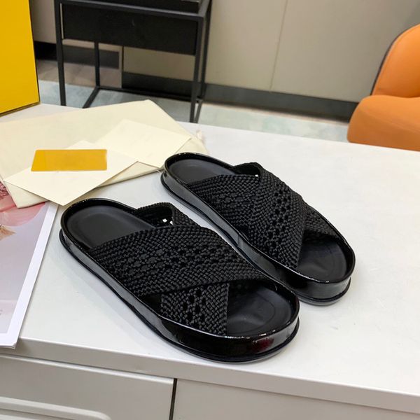 fashion flat bottom slipper women sandals luxury designer shoes causal weave wide womens straw solid beach shoe outdoor lawn lastest, Black
fashion flat bottom slipper women sandals luxury designer shoes causal weave wide womens straw solid beach shoe outdoor lawn lastest, Black