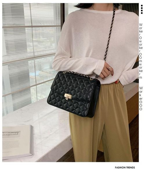 evening bags women's bag 2021 crossbody european and american rhombus chain korean fashion large-capacity shoulder
evening bags women's bag 2021 crossbody european and american rhombus chain korean fashion large-capacity shoulder