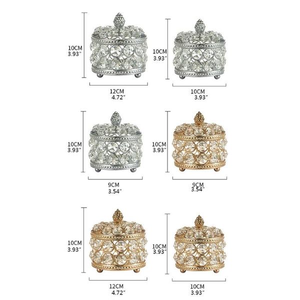jewelry pouches, bags x7xb trinket box crystal treasure organizer case with lid girl dresser decor lipstick pearl display, Pink;blue
jewelry pouches, bags x7xb trinket box crystal treasure organizer case with lid girl dresser decor lipstick pearl display, Pink;blue