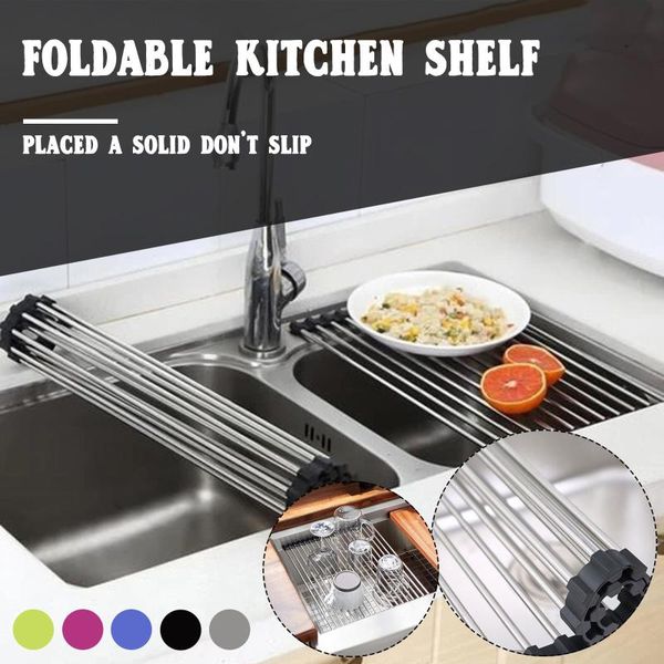fold dish drainer tray stainless sink drain basket washing vegetable fruit drying rack net steel kitchen accessories organizer storage & org
fold dish drainer tray stainless sink drain basket washing vegetable fruit drying rack net steel kitchen accessories organizer storage & org