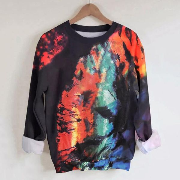 women's hoodies & sweatshirts tie dye hoodie women harajuku round neck plus size casual long-sleeved autumn basic button shirt sudadera, Black
women's hoodies & sweatshirts tie dye hoodie women harajuku round neck plus size casual long-sleeved autumn basic button shirt sudadera, Black