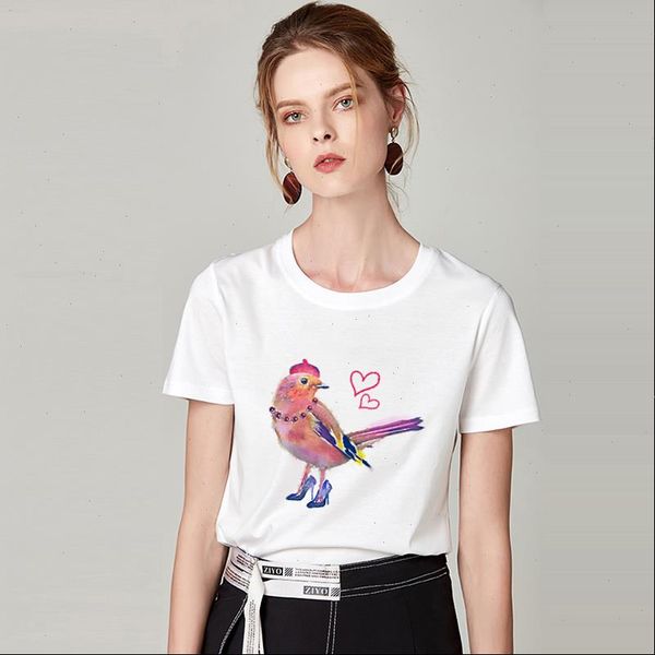 women t shirt femme bird and eagle print harajuku tshirt o neck short sleeve summer white female clothing
women t shirt femme bird and eagle print harajuku tshirt o neck short sleeve summer white female clothing