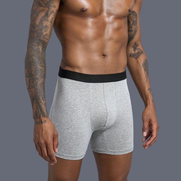 underpants men long boxer pants solid color high waist cotton elastic large size men's extended sports briefs, Black;white
underpants men long boxer pants solid color high waist cotton elastic large size men's extended sports briefs, Black;white