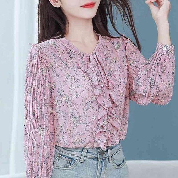 blusas mujer de moda blouse women ruffles bow v-neck print chiffon blouse shirt long sleeve women blouses shirts blusa d530 210602, White
blusas mujer de moda blouse women ruffles bow v-neck print chiffon blouse shirt long sleeve women blouses shirts blusa d530 210602, White