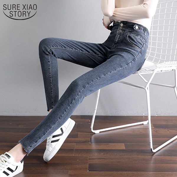 autumn fashion buckle button jeans women high waist elastic slim tight pencil pants black gray skinny 10836 210508, Blue
autumn fashion buckle button jeans women high waist elastic slim tight pencil pants black gray skinny 10836 210508, Blue