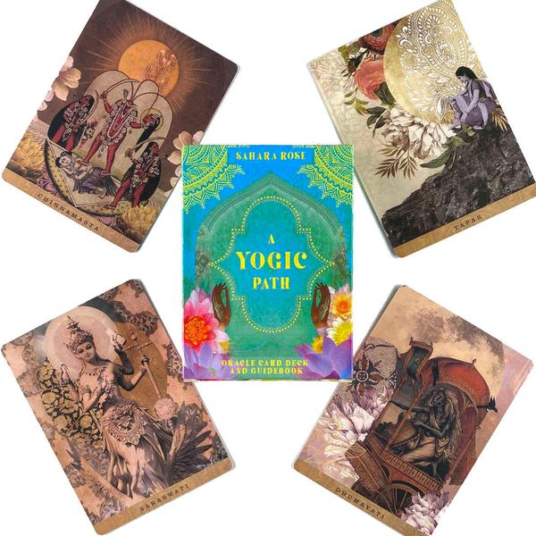 a yogic path oracles cards leisure party table game fortune-telling prophecy tarot deck with guide book
a yogic path oracles cards leisure party table game fortune-telling prophecy tarot deck with guide book