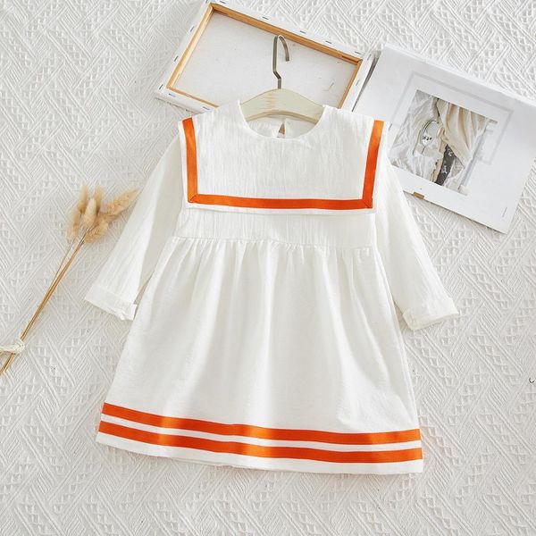 girl's dresses girls casual new autumn outwear kids long sleeves striped big lapel cute princess dress 3-7y c0223, Red;yellow
girl's dresses girls casual new autumn outwear kids long sleeves striped big lapel cute princess dress 3-7y c0223, Red;yellow