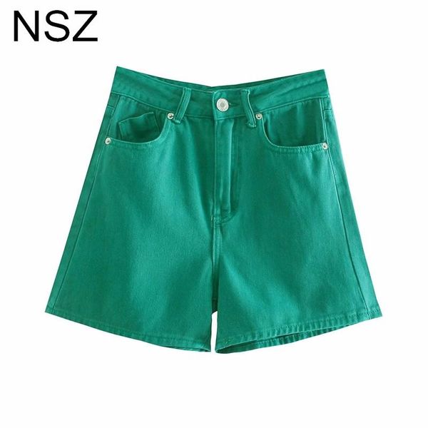 women's shorts nsz women denim summer 2021 high waist loose short jeans pants streetwear, White;black
women's shorts nsz women denim summer 2021 high waist loose short jeans pants streetwear, White;black