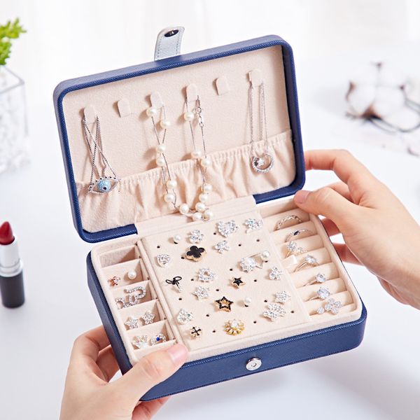 cosmetic bags jewelry box simple mini princess european korean small hand earrings storage portable
cosmetic bags jewelry box simple mini princess european korean small hand earrings storage portable