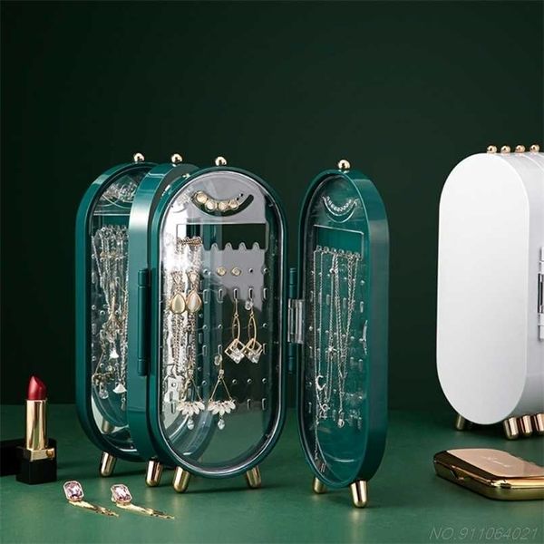 plastic large jewelry box organizer 4 fan storage case necklace earrings ring mirror display deskjewel holder j7 21 dropship 211105, Black
plastic large jewelry box organizer 4 fan storage case necklace earrings ring mirror display deskjewel holder j7 21 dropship 211105, Black