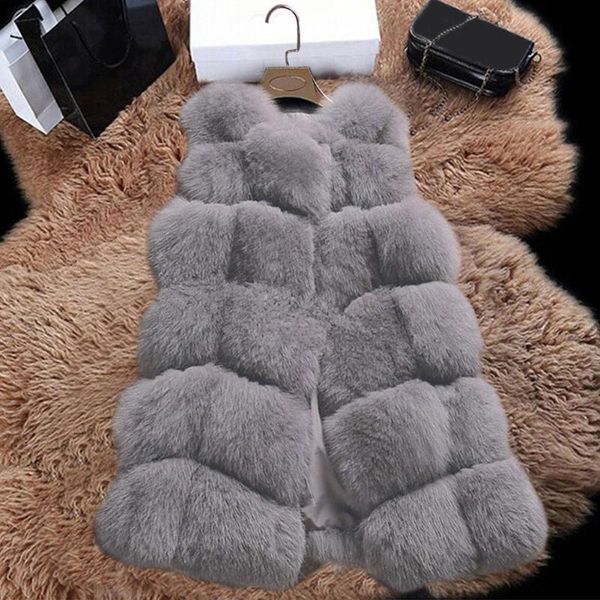 women's vests women warm fashion faux fur soft solid vest waistcoat coat jacket gilet winter outwear ladies casual, Black;white
women's vests women warm fashion faux fur soft solid vest waistcoat coat jacket gilet winter outwear ladies casual, Black;white