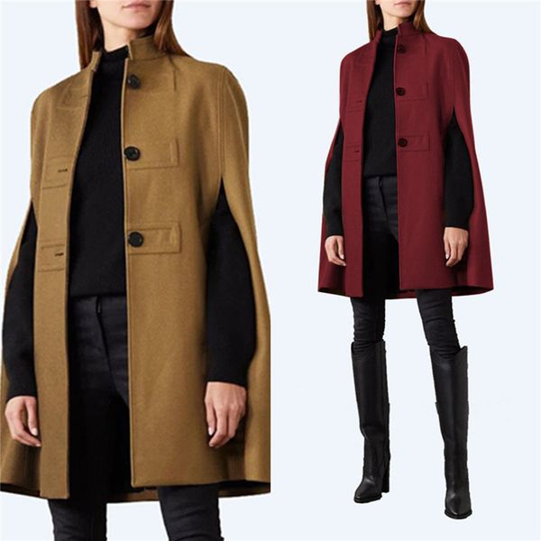 jacket 2021 autumn women woolen shawl capes ponchos coat winter jackets celmia fashion mid-length korean plus size outerwear 5xl, Black;brown
jacket 2021 autumn women woolen shawl capes ponchos coat winter jackets celmia fashion mid-length korean plus size outerwear 5xl, Black;brown
