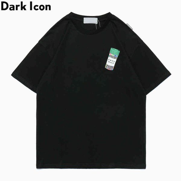 printing oversized men's t-shirt short sleeve summer streetwear tshirts man male 210603, White;black
printing oversized men's t-shirt short sleeve summer streetwear tshirts man male 210603, White;black