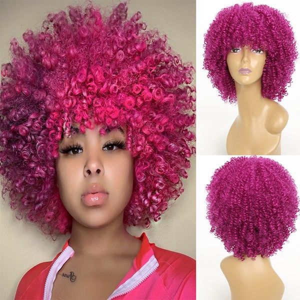 15 afro curly wig for african women 99j burgundy red kinky curly wigs with bangs natural synthetic american false lolita wigs, Black
15 afro curly wig for african women 99j burgundy red kinky curly wigs with bangs natural synthetic american false lolita wigs, Black