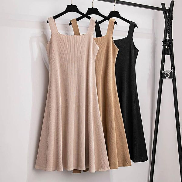 casual dresses 150kg plus size women's summer ice silk knitted suspender dress bust 150-160cm 5xl 6xl 7xl 8xl 9xl 10xl high stretch inn, Black;gray
casual dresses 150kg plus size women's summer ice silk knitted suspender dress bust 150-160cm 5xl 6xl 7xl 8xl 9xl 10xl high stretch inn, Black;gray