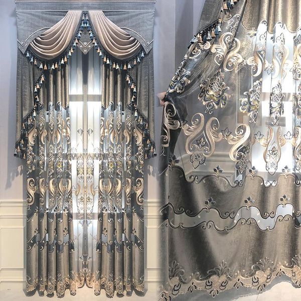 curtain & drapes european luxury villa 3d jacquard relief blackout curtains for living room royal custom bedroom/kitchen window
curtain & drapes european luxury villa 3d jacquard relief blackout curtains for living room royal custom bedroom/kitchen window