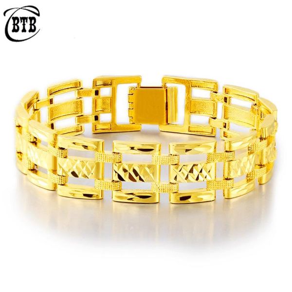 link, chain fashion luxury gold jewelry wide version domineering simple anti-fatigue men's universal bracelet accessories wholesale, Black
link, chain fashion luxury gold jewelry wide version domineering simple anti-fatigue men's universal bracelet accessories wholesale, Black
