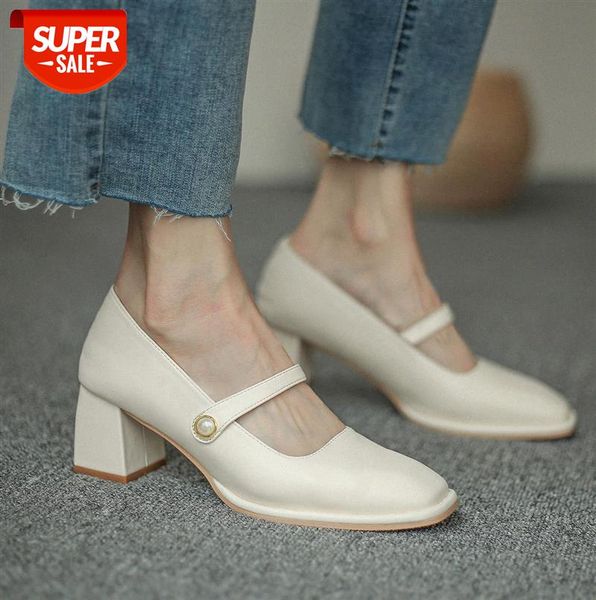high heels women's thick shallow mouth retro hepburn shoes elegant temperament buckle white mary jane #bm30, Black
high heels women's thick shallow mouth retro hepburn shoes elegant temperament buckle white mary jane #bm30, Black
