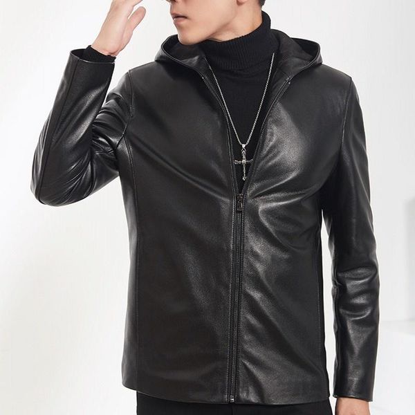 men's leather & faux cow jacket with hood, high-quality male casual large size 5xg for business, legitimate, Black
men's leather & faux cow jacket with hood, high-quality male casual large size 5xg for business, legitimate, Black