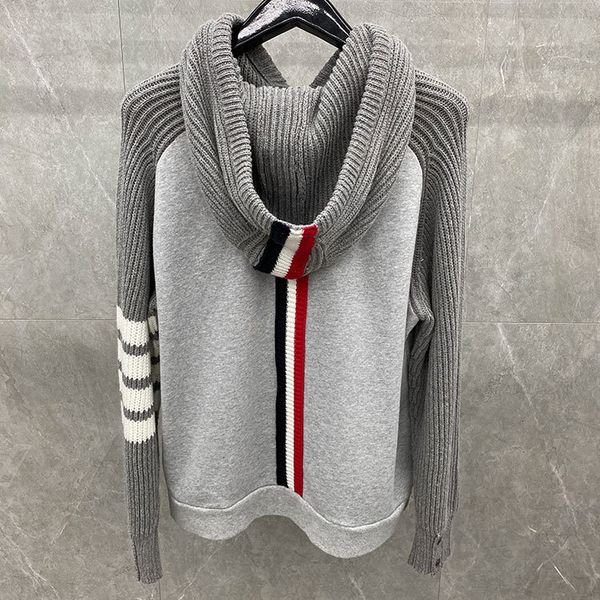 sweater fashion tb thom brand sweatshirt women loose hooded pullover clothing patchwork striped thick winter casual coat oversizw, White;black
sweater fashion tb thom brand sweatshirt women loose hooded pullover clothing patchwork striped thick winter casual coat oversizw, White;black