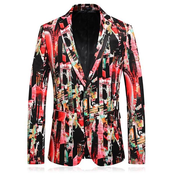casual flower animal printed men blazer hombre 2021 business office winter suit jacket two-button wedding slim fit black blazers men's, White;black
casual flower animal printed men blazer hombre 2021 business office winter suit jacket two-button wedding slim fit black blazers men's, White;black