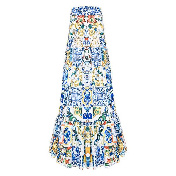 skirts 2021 fashion summer long skirt women's elegant blue and white porcelain print bohemian casual maxi, Black
skirts 2021 fashion summer long skirt women's elegant blue and white porcelain print bohemian casual maxi, Black