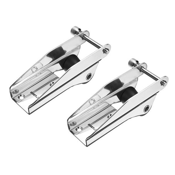 2pcs stainless steel 316 bow anchor roller fixed marine boat docking spring loaded pin prevent braid line
2pcs stainless steel 316 bow anchor roller fixed marine boat docking spring loaded pin prevent braid line