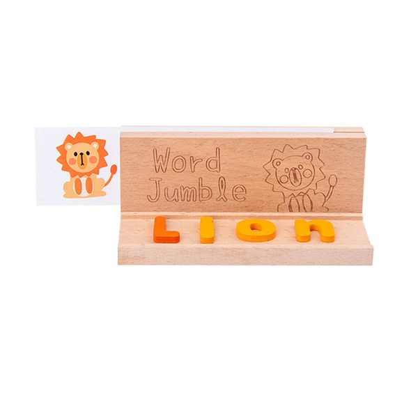 Spell Word Game Wooden Toys Montessori Early Learning Toys Letter Alphabet Jigsaw Puzzle for Children Preschool Educational
Spell Word Game Wooden Toys Montessori Early Learning Toys Letter Alphabet Jigsaw Puzzle for Children Preschool Educational