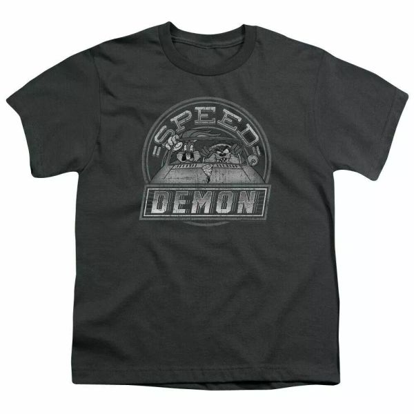 Looney Tunes Speed Demon Kids Youth T Shirt Licensed Taz Cartoon Tee Charcoal, White;black
Looney Tunes Speed Demon Kids Youth T Shirt Licensed Taz Cartoon Tee Charcoal, White;black