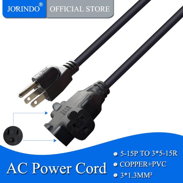 smart power plugs jorindo 0.9m/3ft,5-15p to 3*5-15r cable cord,nema 5-15r female nema 5-15p male ac america adapter ,ul approval 
smart power plugs jorindo 0.9m/3ft,5-15p to 3*5-15r cable cord,nema 5-15r female nema 5-15p male ac america adapter ,ul approval