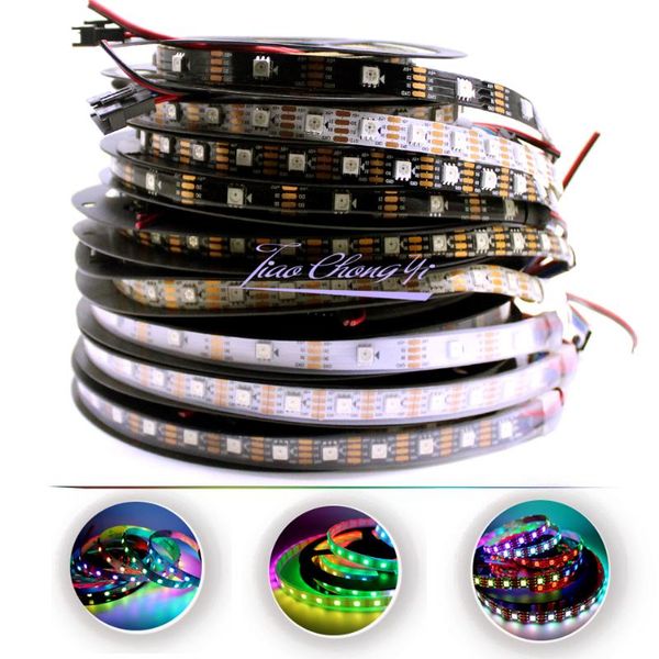 (ws2812b update) dc5v rgb led strip 30/60/144 pixels/leds/m dual-signal individual addressable ws2812 ic strips
(ws2812b update) dc5v rgb led strip 30/60/144 pixels/leds/m dual-signal individual addressable ws2812 ic strips