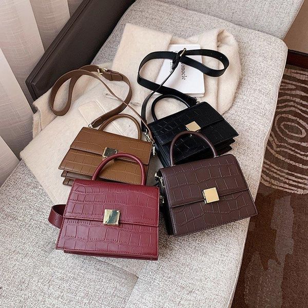 evening bags crocodile pattern square tote bag 2021 pu leather women's designer handbag vintage shoulder messenger
evening bags crocodile pattern square tote bag 2021 pu leather women's designer handbag vintage shoulder messenger