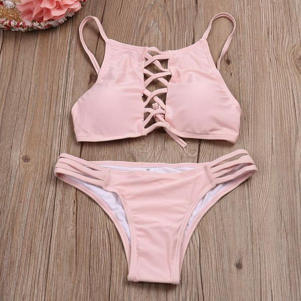 one-piece suits bikini women 2021 summer bandage solid color cross up swimwear set push-up padded high waist bra bathing suit swimsuit
one-piece suits bikini women 2021 summer bandage solid color cross up swimwear set push-up padded high waist bra bathing suit swimsuit