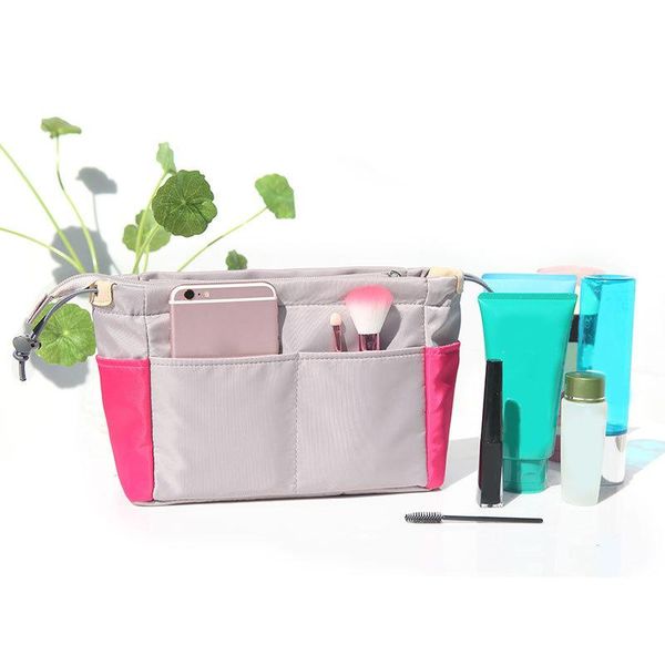 lady makeup cosmetic bag organizer insert panelled women nylon travel handbag tote bags & cases
lady makeup cosmetic bag organizer insert panelled women nylon travel handbag tote bags & cases