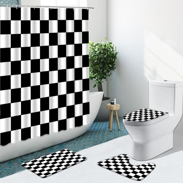 shower curtains 3d black white geometric stereoscopic print curtain fabric bathroom set anti-skid rugs toilet lid cover bath mat
shower curtains 3d black white geometric stereoscopic print curtain fabric bathroom set anti-skid rugs toilet lid cover bath mat