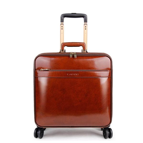 suitcases carrylove men genuine vintage hand luggage 16" 20" cow leather retro cabin trolley suitcase for boarding
suitcases carrylove men genuine vintage hand luggage 16" 20" cow leather retro cabin trolley suitcase for boarding