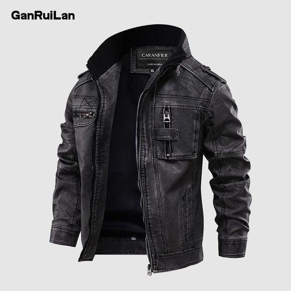 men's pu leather jacket winter military pilot bomber jackets autumn fashion outerwear motorcycle biker leather coat jk18022 210518, Black
men's pu leather jacket winter military pilot bomber jackets autumn fashion outerwear motorcycle biker leather coat jk18022 210518, Black