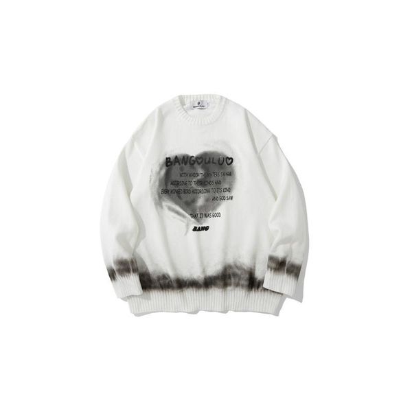 men's sweaters vintage men sweater heart letter print knitted pullovers autumn winter streetwear harajuku couples loose cotton knitwear, White;black
men's sweaters vintage men sweater heart letter print knitted pullovers autumn winter streetwear harajuku couples loose cotton knitwear, White;black
