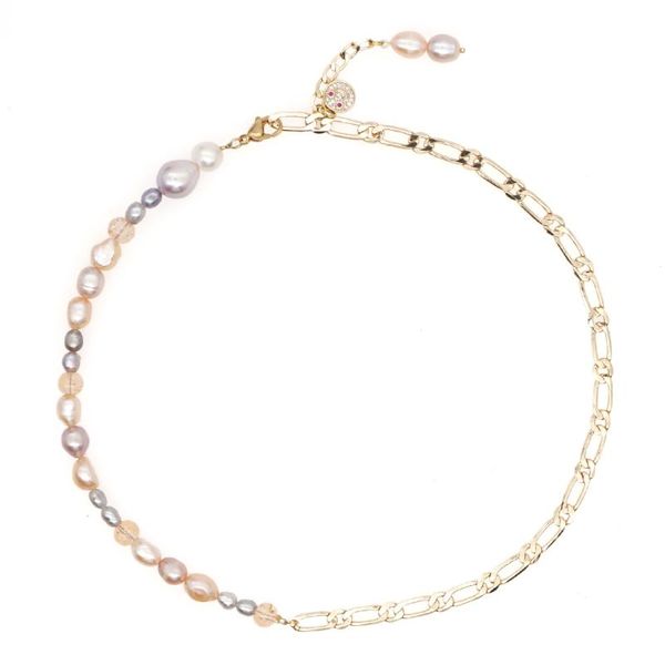 go2boho freshwater pearl necklace for women adjustable choker gold plated cuban link jewellery girls bohemian necklaces chokers, Golden;silver
go2boho freshwater pearl necklace for women adjustable choker gold plated cuban link jewellery girls bohemian necklaces chokers, Golden;silver