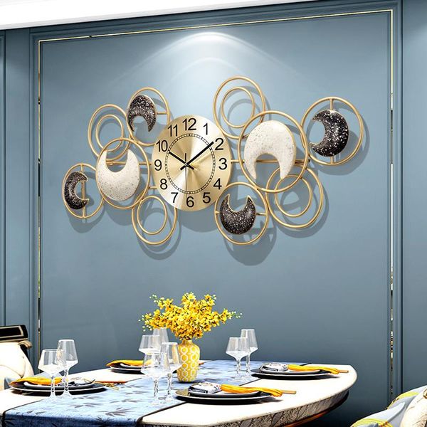 household wall clock nordic light luxury personalized living room art modern fashion simple creative decoration watch clocks
household wall clock nordic light luxury personalized living room art modern fashion simple creative decoration watch clocks