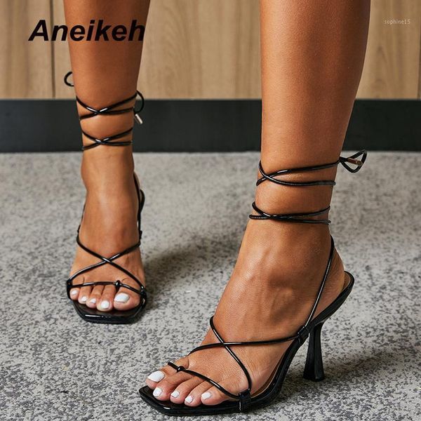 sandals aneikeh 2021 summer ladies gladiator party shoes peep toe high heel solid fashion slip on slides pu cross-tied sandales1, Black
sandals aneikeh 2021 summer ladies gladiator party shoes peep toe high heel solid fashion slip on slides pu cross-tied sandales1, Black