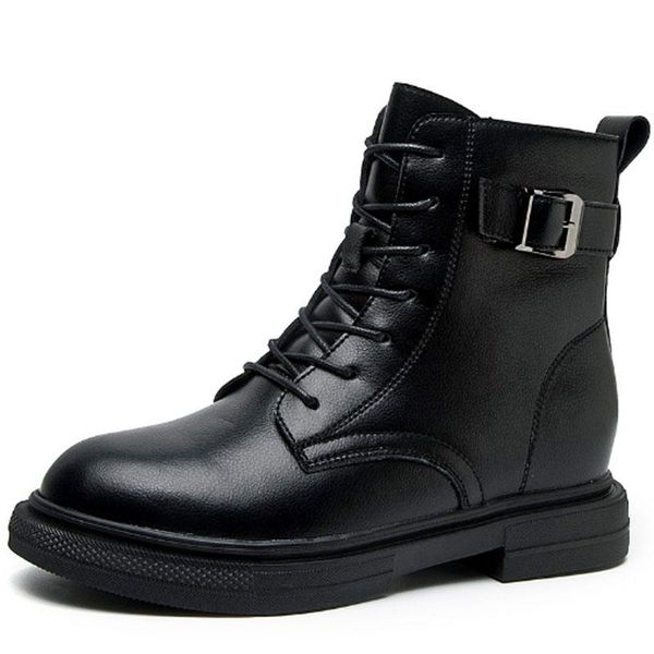 boots women's leisure leather snow thick bottom short warm plush cotton shoes and, Black
boots women's leisure leather snow thick bottom short warm plush cotton shoes and, Black