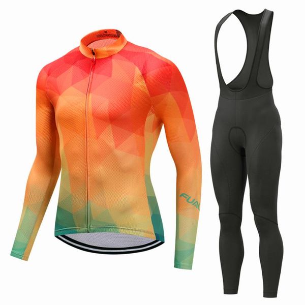 racing sets fualrny team long sleeve cycling jersey set bib pants ropa ciclismo bicycle clothing mtb bike uniform men clothes, Black;blue
racing sets fualrny team long sleeve cycling jersey set bib pants ropa ciclismo bicycle clothing mtb bike uniform men clothes, Black;blue