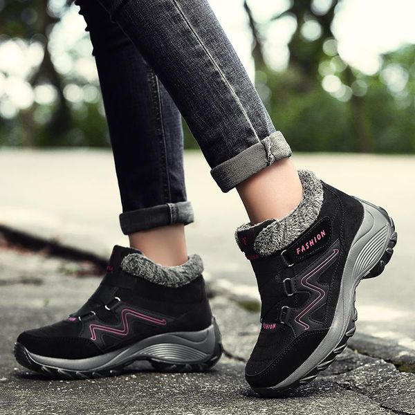 boots women winter platform wedge suede non-slip ladies shoes keep warm plush ankle snow womens booties zapatos de mujer, Black
boots women winter platform wedge suede non-slip ladies shoes keep warm plush ankle snow womens booties zapatos de mujer, Black