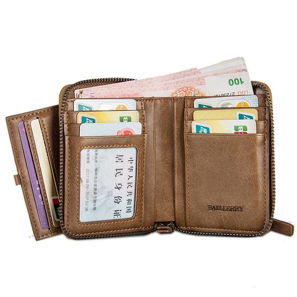 fashion wallet men's short pu leather purse zipper retro youth small multi-function card bag wallets, Red;black
fashion wallet men's short pu leather purse zipper retro youth small multi-function card bag wallets, Red;black